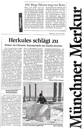 Presse  zur Ausstellung